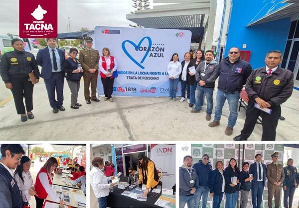 EN FERIA DE SERVICIOS BINACIONAL PERÚ – CHILE LE DICEN NO A LA TRATA