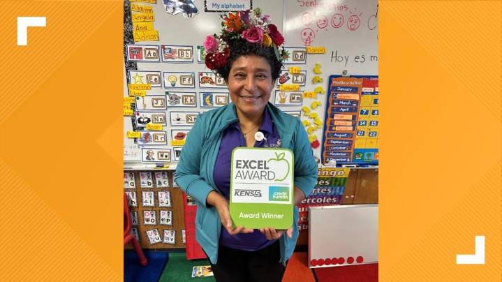 San Antonio teacher Silvia Corado wins KENS 5 EXCEL Award