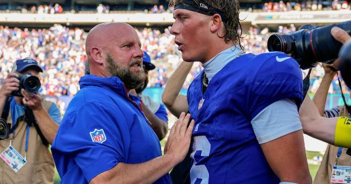 Giants rookie QB Dart drawing effusive praise from coach Daboll