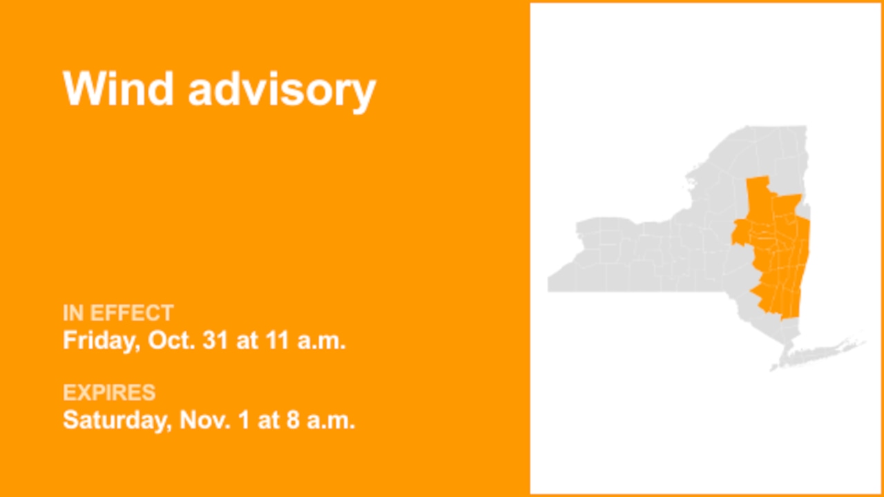 NY weather: Wind advisory in place for New York until Saturday morning