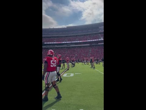 Pregame atmosphere #9 Georgia vs. #5 Ole Miss in Athens