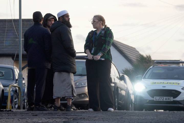 Police investigate hate crime after mosque set on fire in English coastal town