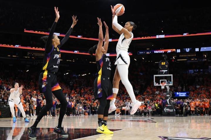 WNBA Finals: Las Vegas Aces beat Phoenix Mercury for 3