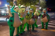 Get ready inflatable frogs (and others): Portland’s Halloween could be wet