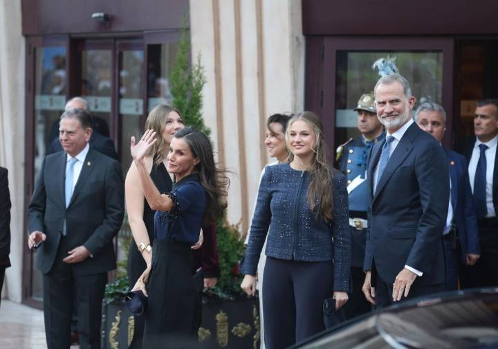 La Familia Real ya está en Asturias: primera parada, el concierto en el Auditorio