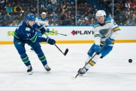 As Blues plan to make Logan Mailloux a healthy scratch, Chris Pronger preaches patience