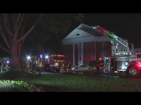 Church fire in Cobb County