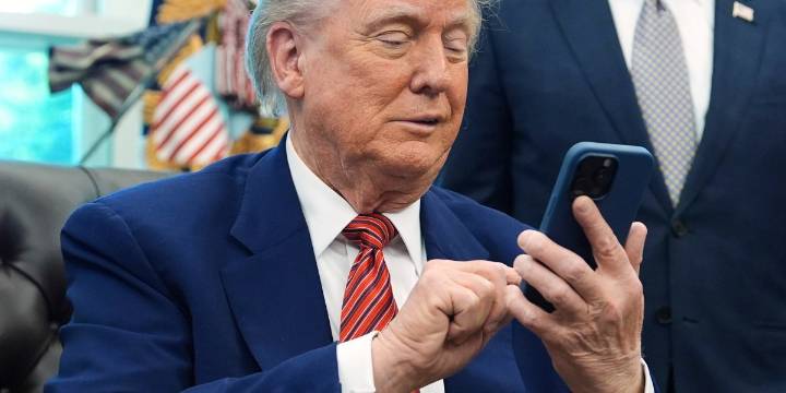 The government is shut down but Trump's social media feed is working overtime
