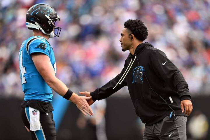 Panthers' QB conundrum: Andy Dalton's thumb broken, Bryce Young's ankle progressing