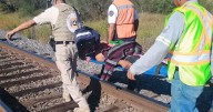 Sujeto resulta lesionado al caer del tren en Cedral
