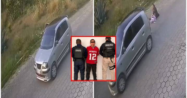 Video capta a taxista de Coacalco abandonando a mujer luego de abusar de ella y asaltarla