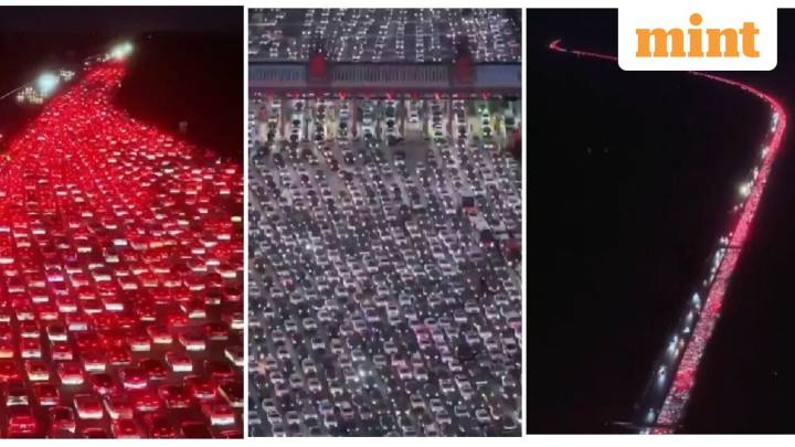 Viral video: China's mega jam at Beijing-Hong Kong route after 8