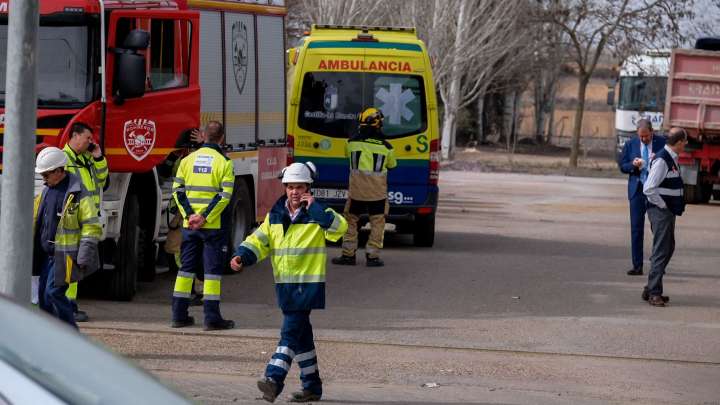 Tres heridos muy graves tras una explosión en una empresa de tratamiento de residuos sanitarios en Ciudad Real