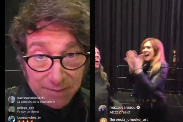 Tapado de laburo: Milei se pasó la mañana junto a Lemoine y "la banda presidencial" probando sonido en el Movistar Arena