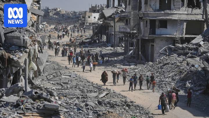 Gaza updates live: Palestinian families return to ruins as ceasefire takes effect