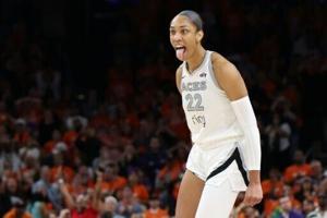Wilson drills game-winner as Aces hold off Mercury in WNBA Finals