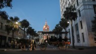 Savannah joins St. Joseph's/ Candler to Paint City Hall Pink