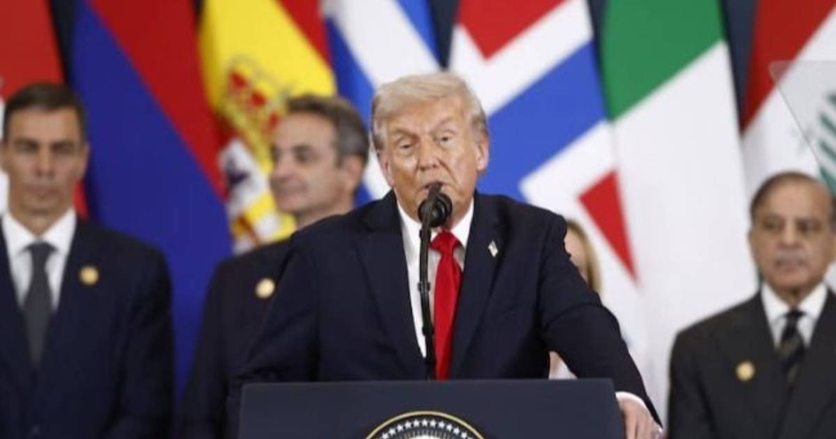 "Por fin tenemos paz", manifestó DonaldTrump