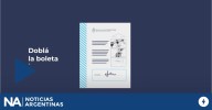 ¿Cómo se dobla la Boleta Única de Papel para que el voto sea válido?
