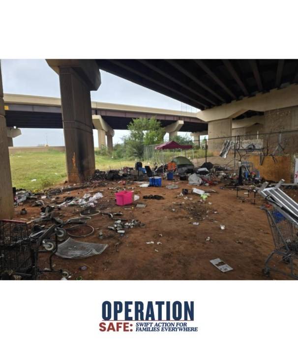 Homeless encampment cleanups underway in OKC under Governor Stitt's 'Operation Safe'