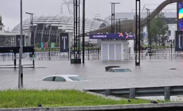 Diluvio en el AMBA: cayeron más de 100 milímetros de agua