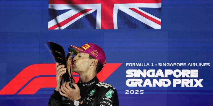 George Russell renovó su contrato y seguirá en Mercedes: cómo quedó el mapa de pilotos en la F1 para 2026