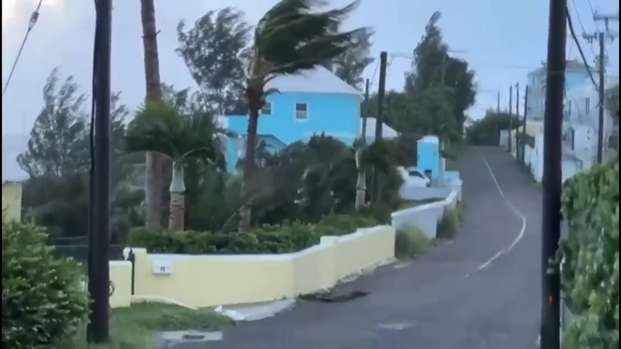 Hurricane Imelda weakens after downing trees and power lines in Bermuda