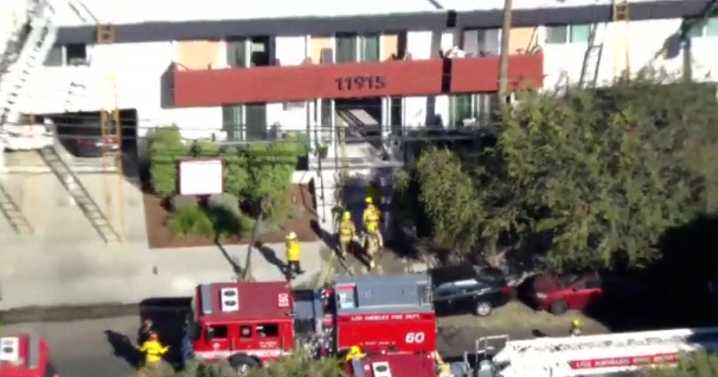 1 person found dead after crews put out Valley Village apartment fire