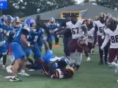 Football brawl caught on video leads to 20 player suspensions | Grande Prairie Daily Herald Tribune