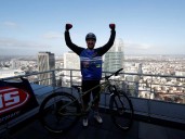 Social media star Fontenoy breaks world record cycling up Eiffel Tower