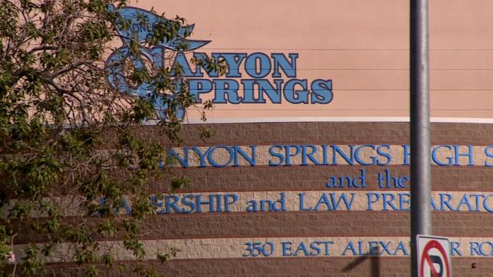 Family of student hit near North Las Vegas high school calls for stronger safety measures