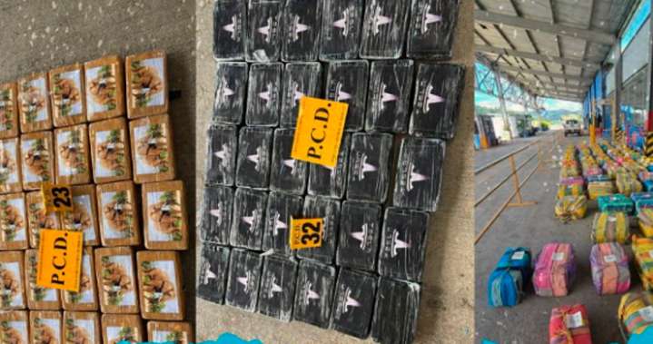 Policía intercepta 2,7 toneladas de cocaína que iban para Centroamérica