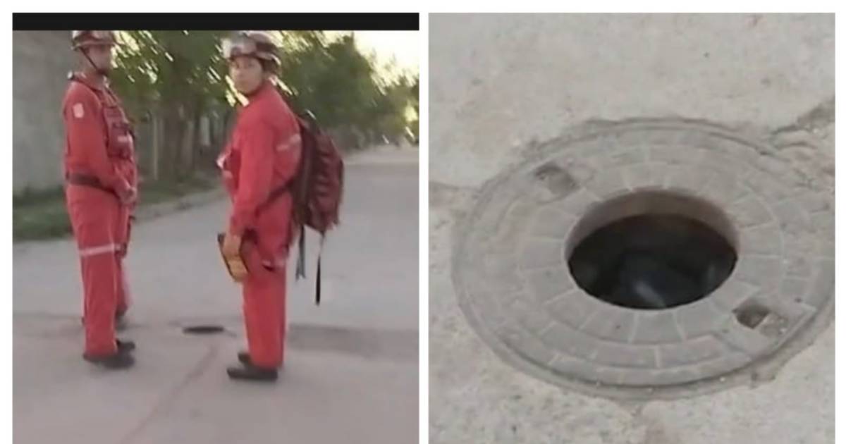 Rescataron con vida a un nene que cayó en una boca de la red cloacal