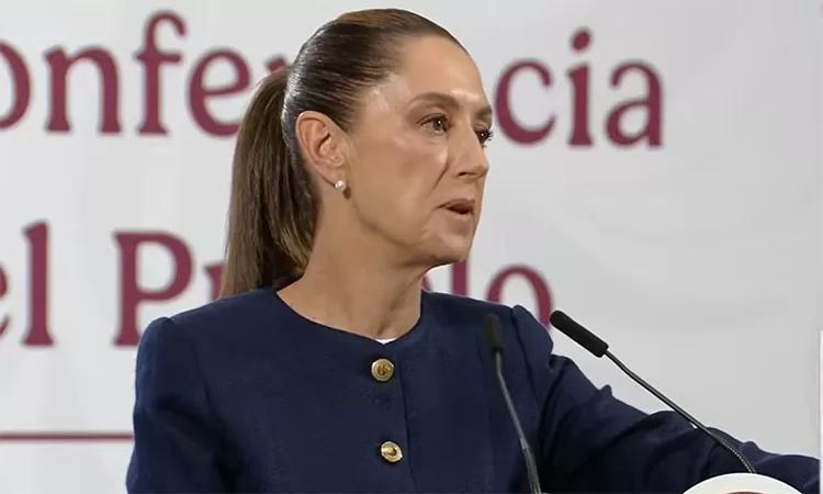 Claudia Sheinbaum critica al PAN por relanzar su imagen en medio de la emergencia por lluvias