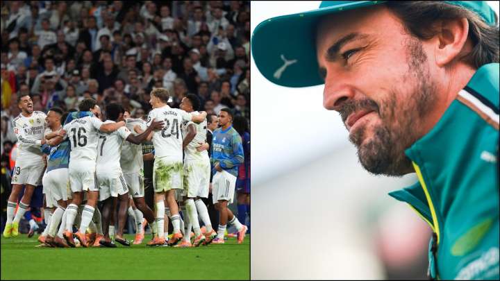 Fernando Alonso celebra desde México la victoria del Real Madrid en el Clásico