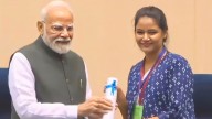 Assam's Bandita Devi Rabha felicitated by PM Modi for All