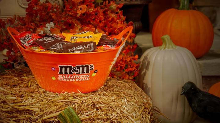 M&M’s will refill your candy supply if you run out on Halloween