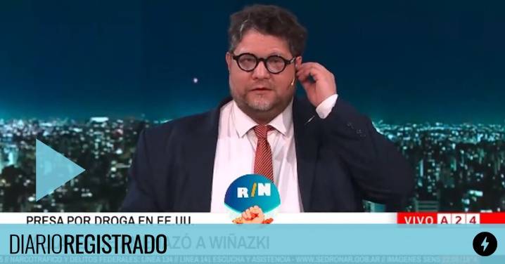 Wiñazki denunció que la diputada libertaria acusada de narco lo amenazó justo antes de salir al aire