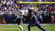 Stroud throws four touchdowns as Texans blow out battered Ravens
