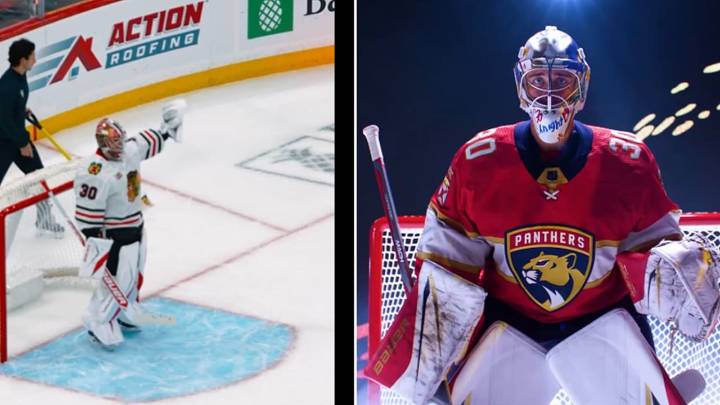 Panthers honor Knight with tribute during 1st period