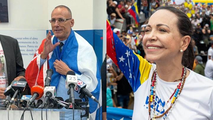 José Daniel Ferrer felicitó a María Corina Machado por el Premio Nobel de Paz a su llegada a Miami: "Tiene sufriendo a los comunistas de Venezuela y Cuba"
