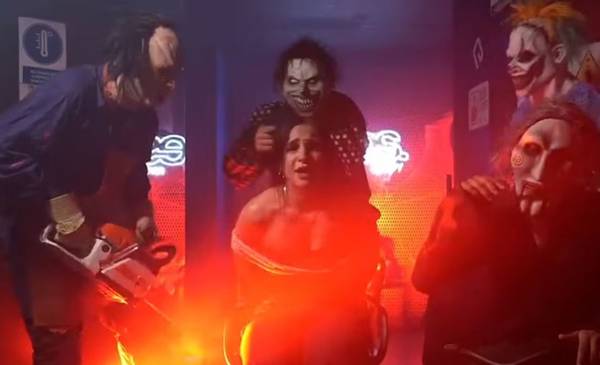 "Simularon el secuestro de una mujer": repudiable video de un boliche para Halloween