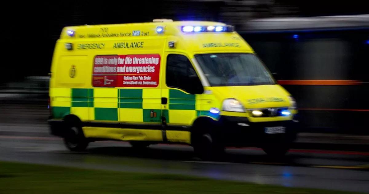 Fosse Way motorbiker in 60s rushed to hospital with life