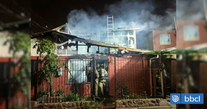 Madre e hija mueren en voraz incendio en Coquimbo