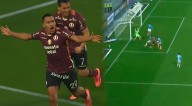 ¡Tras gran jugada de Vélez! Álex Valera le reventó el arco a Enríquez y anotó el 1