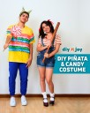 DIY Piñata and Candy Costume