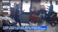 Jimmy John's crash video: Customers run away as driver crashes into Chesterton, Indiana restaurant, police say