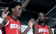 Amen Thompson’s surprising two-word reaction to Kevin Durant’s contract extension with the Houston Rockets
