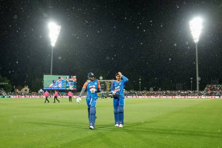 India-Australia 1st T20I Abandoned As Rain Cuts Short Surya & Shubman’s Promising Onslaught