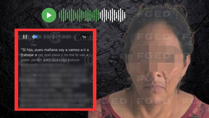 Revelan presuntos audios entre Anabel y su hija, tras robo de bebé en hospital de Durango